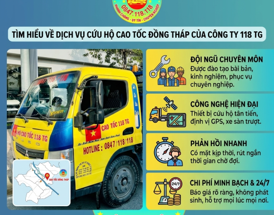 cứu hộ cao tốc đồng tháp 118 trên mọi nẻo đường