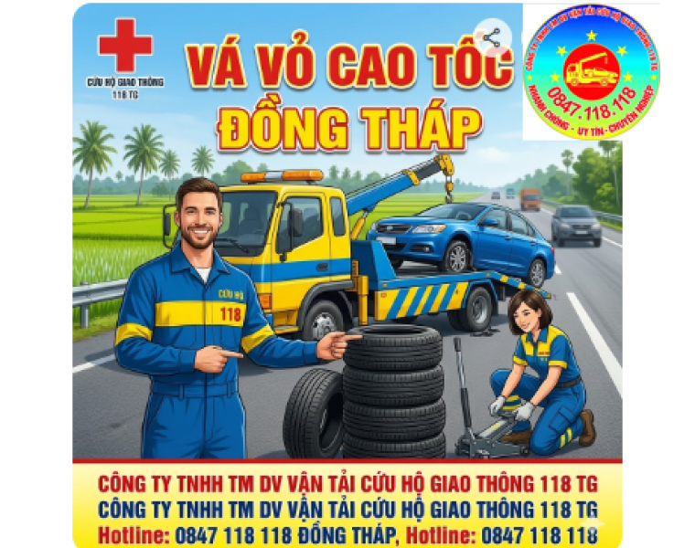 vá vỏ cao tốc đồng tháp