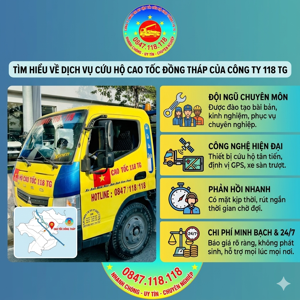 cứu hộ cao tốc đồng tháp