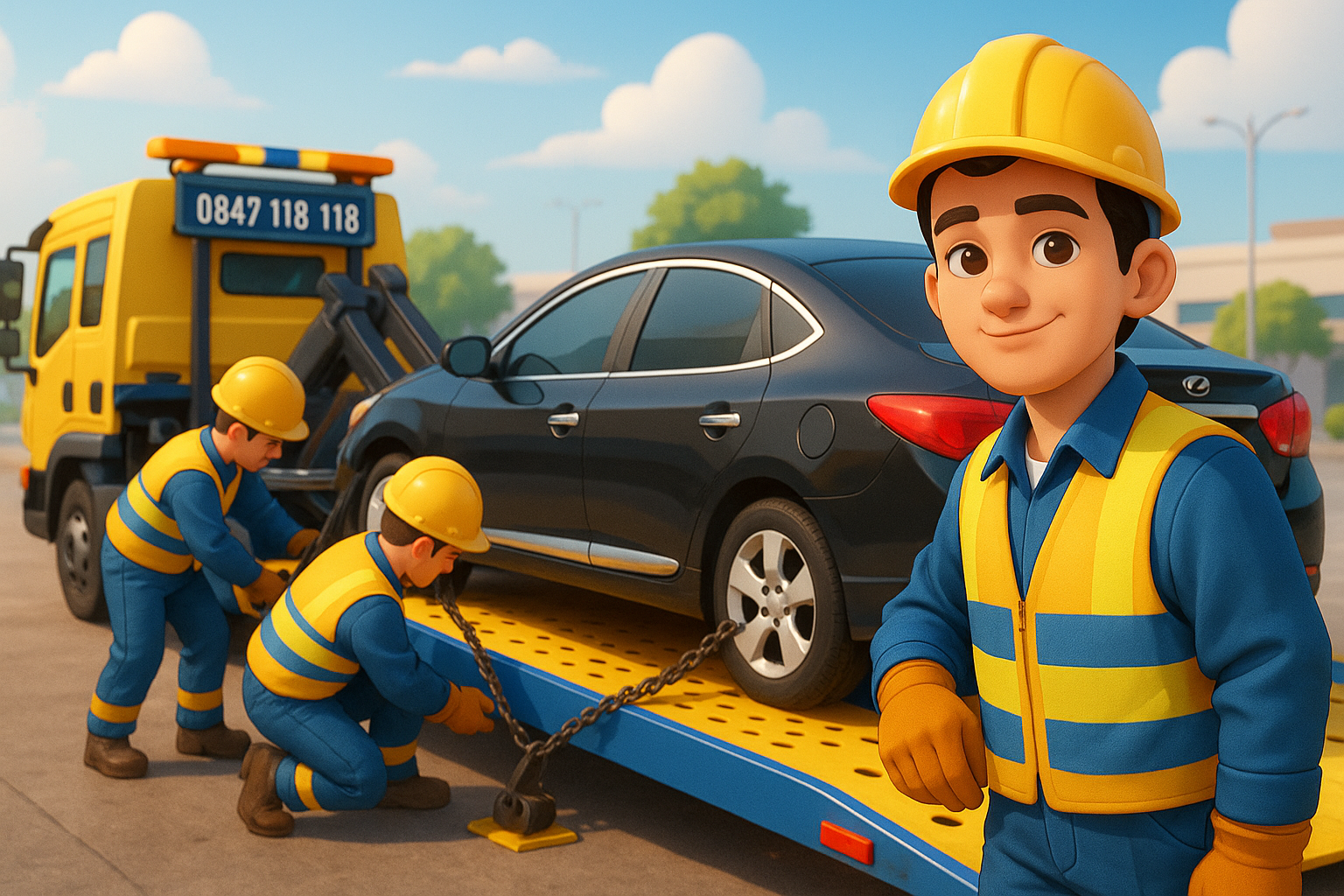 xe cứu hộ giao thông là gì